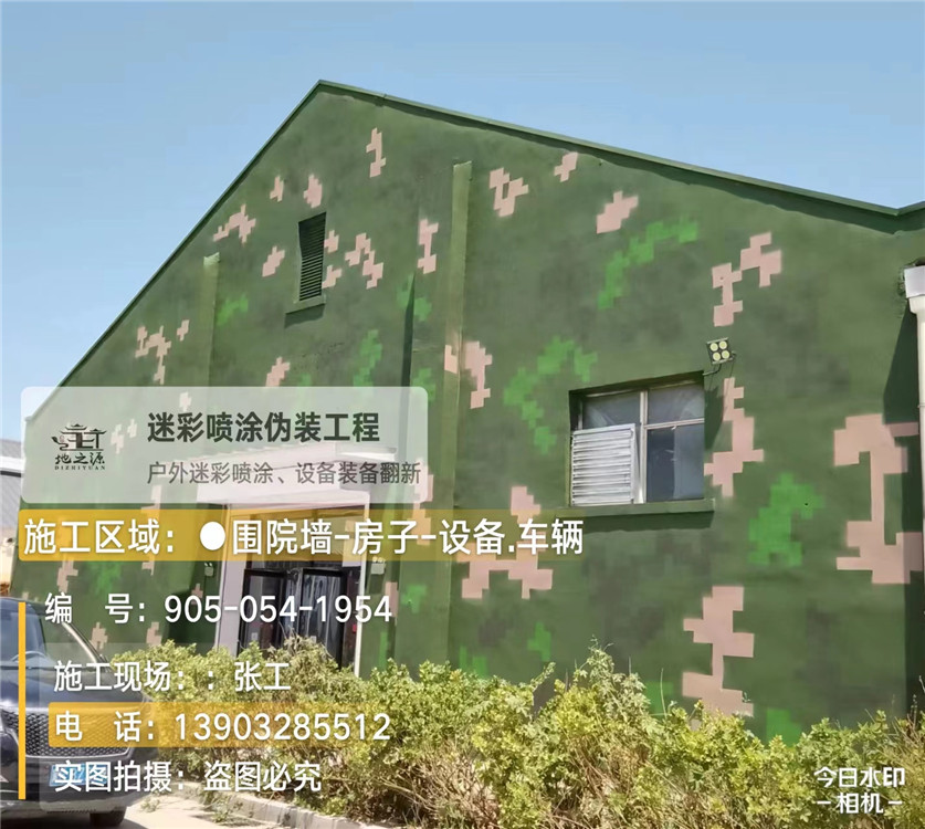 柳州外墙数码迷彩漆施工报价清单（100㎡标准墙面测算）